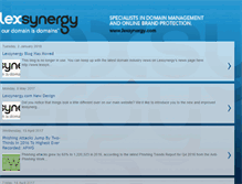 Tablet Screenshot of blog.lexsynergy.com